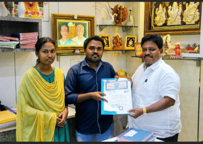 customer receiving document